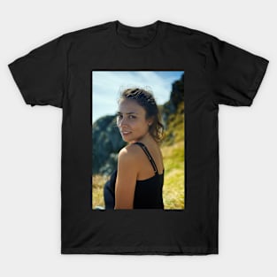 Young lady closeup outdoor T-Shirt